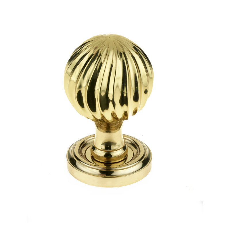 Cleary Passage Knobset, Polished Brass
