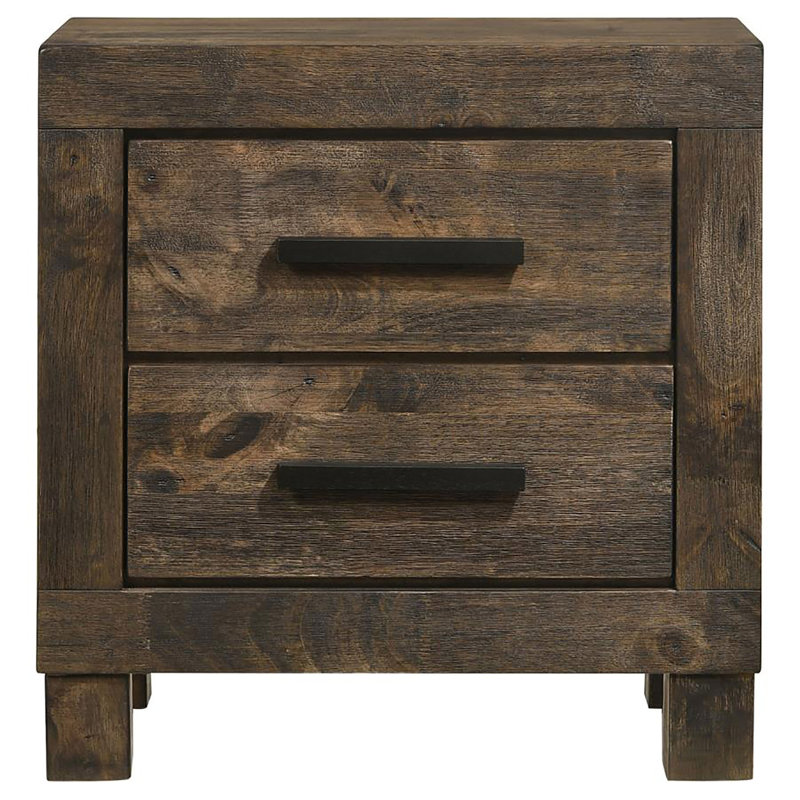 Table d'appoint rectangulaire avec rangement, table de chevet à 2 tiroirs pour la chambre à coucher