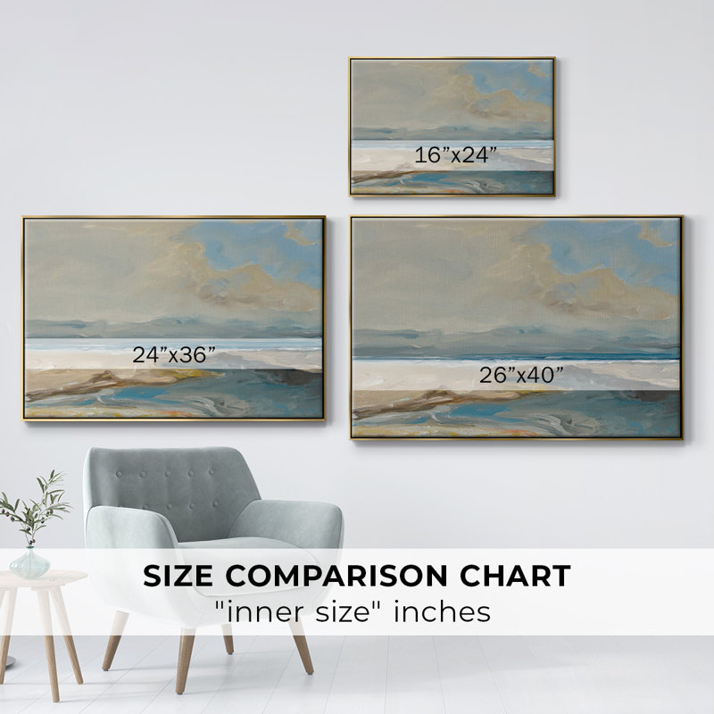 Lincoln Beach, Blanc, H 27 po x l 41 po x P 2 po, Or
