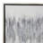 Canvas Abstract Living Room Gray Framed Wall Art with Silver Frame