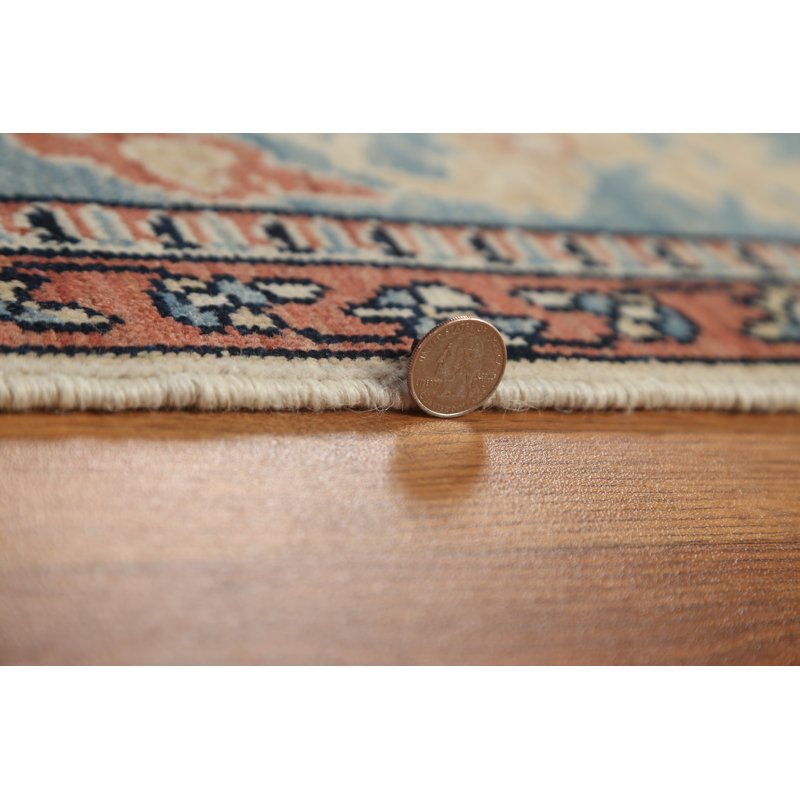 Tapis oriental géométrique Bakhtiari noué à la main 10 x 13