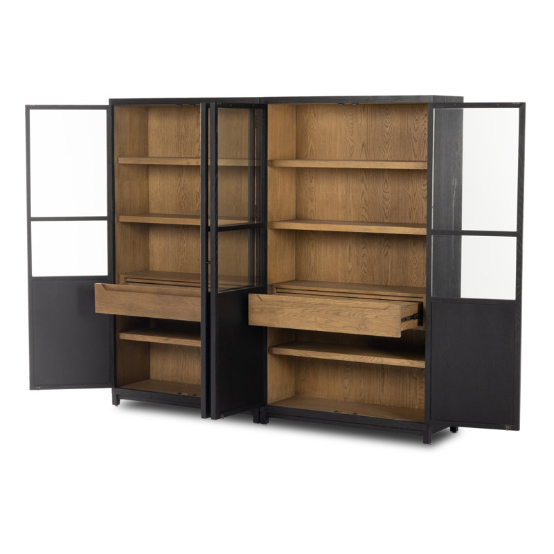 Aretin Dining Cabinet, Drifted Matte Black