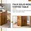 Elevate Your Living Space With This Modern MDF Coffee Table That Showcases Smooth, Texture Patterns-396539529