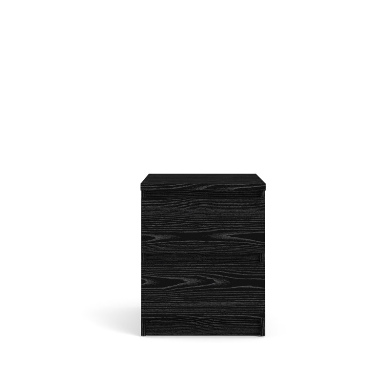 Jada 2 - Drawer Nightstand, Black Woodgrain