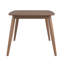 Ensemble de salle à manger Fairfield Mid-Century, velours gris, table 59 po et 4 chaises-660867454