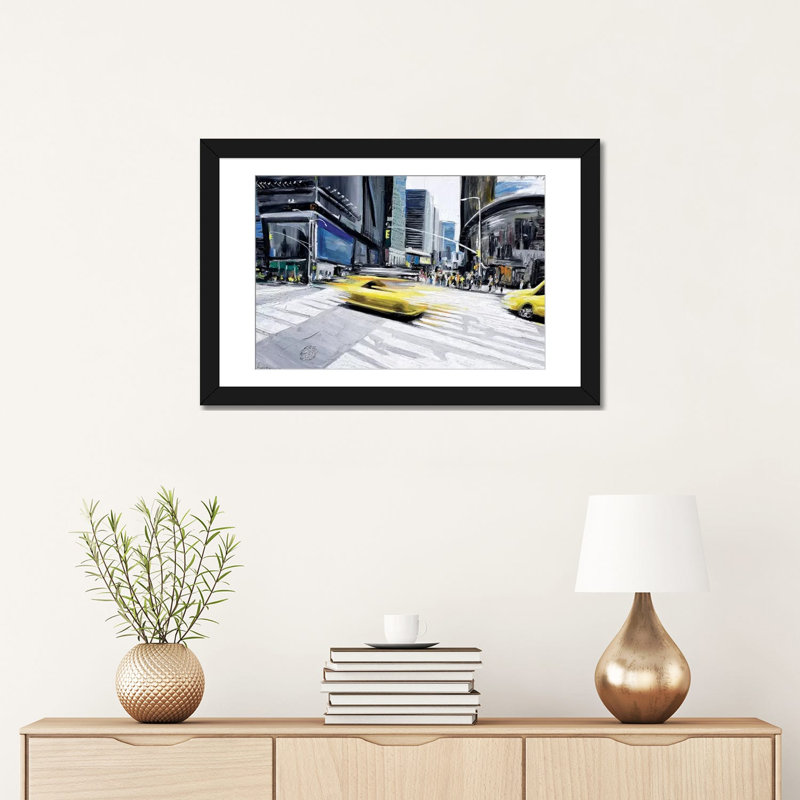 "Times Fly" par Piero Manrique - Reproduction giclée sur toile tendue avec châssis, H 16 po x l 24 po x P 1 po, Blanc