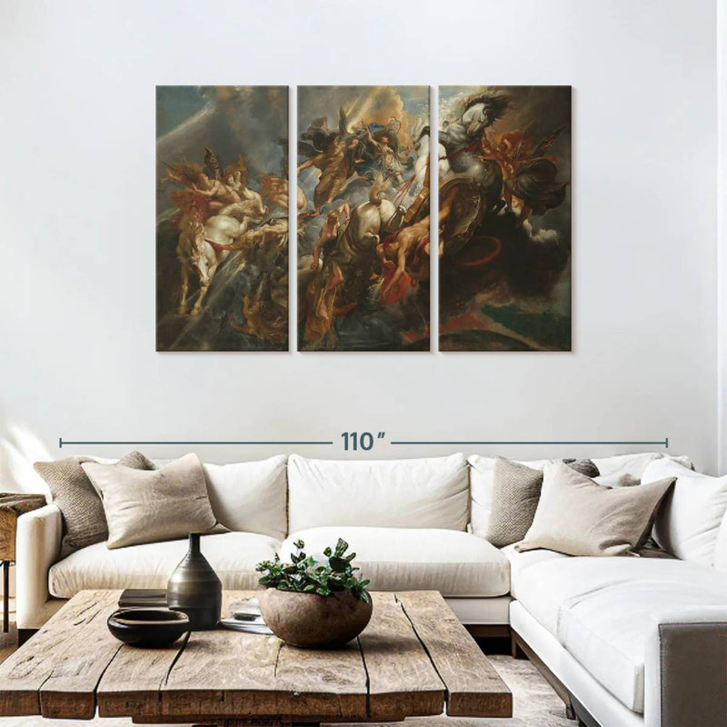 Leisha The Fall Of Phaeton, 48" H x 74" W