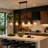 Vouni 5 - Light Modern Linear Kitchen Island Pendant