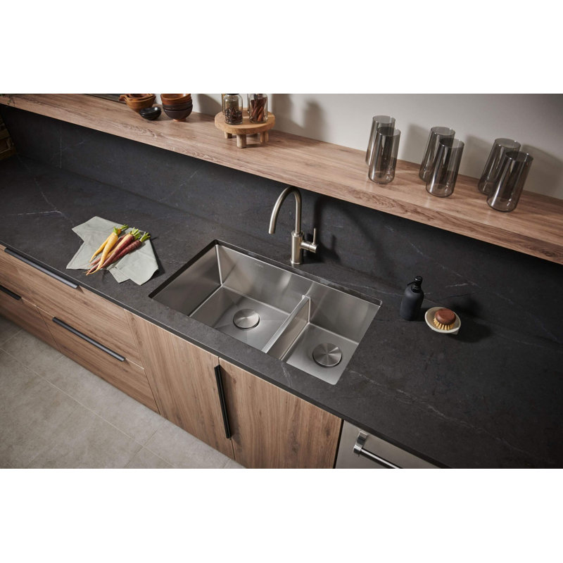 36" L x 19" W Undermount Kitchen Sink