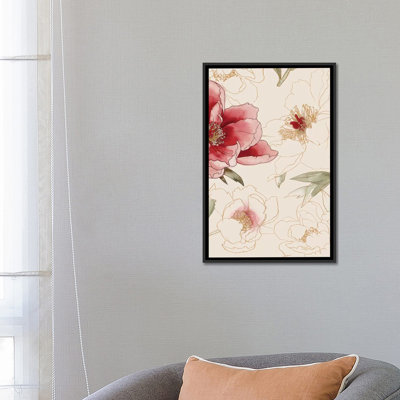 «Unfinished Floral II», reproduction d'art sur toile