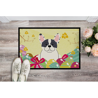 Tapis d'extérieur antidérapant Saroyan French Bulldog