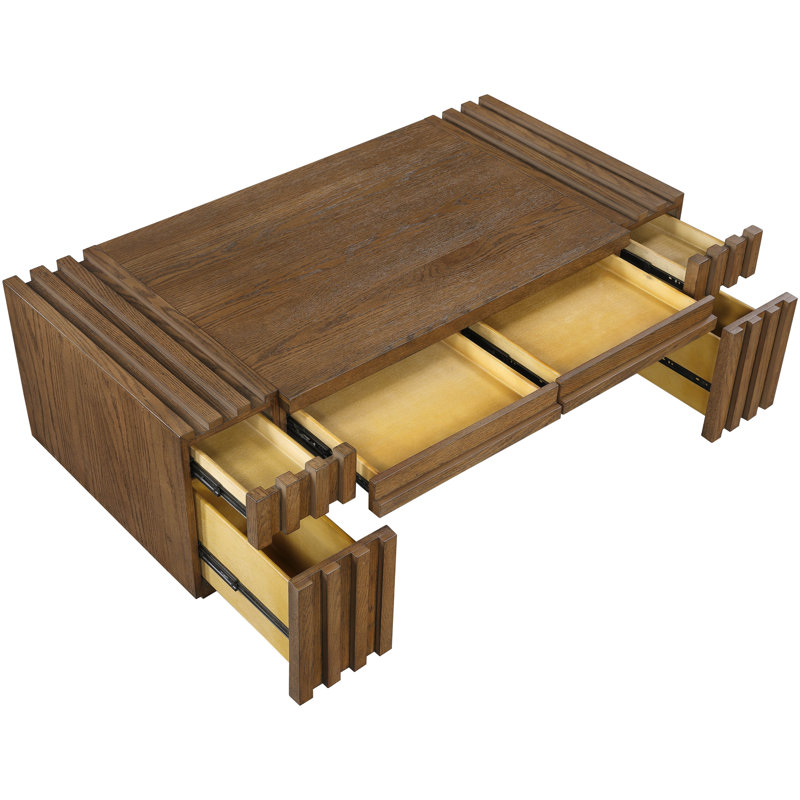 Table basse Stanton, Brun