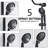 Oil-Rubbed Bronze Shower Head Kit With 8" Rain And Handheld Relaxing Spray Stainless Steel Dual Setup In Tinge