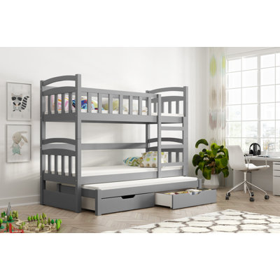 Helf Kids Bunk Bed and Mattress by Harriet Bee