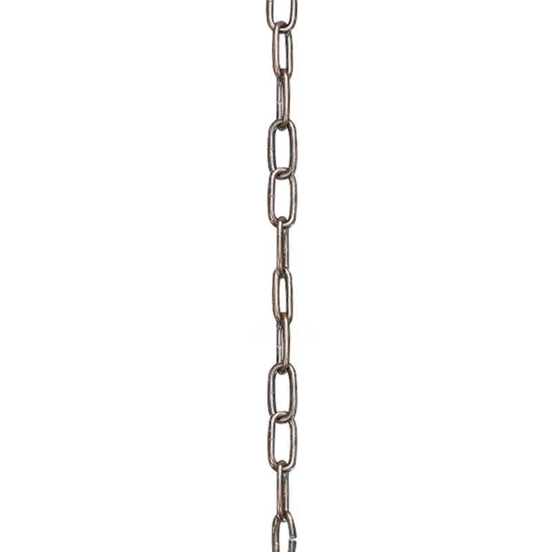 10' of 9 Gauge Chain, Forged Bronze