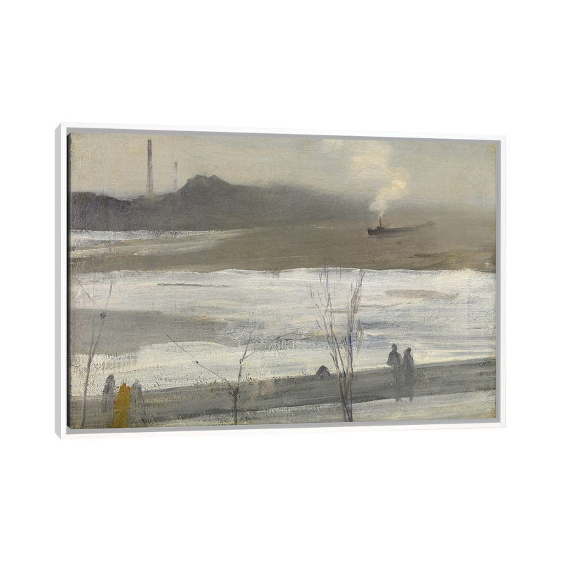 Chelsea In Ice - reproduction d'art murale - toile encadrée, 18 po x 26 po, Toile avec cadre, Blanc