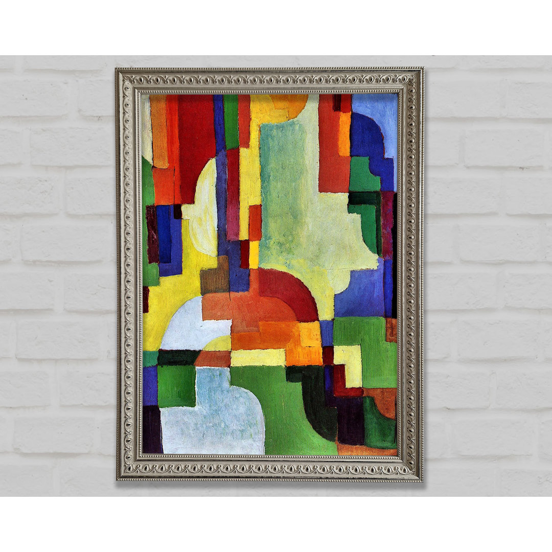 Coloured Forms 1 von August Macke - Einzelne Bilderrahmen Kunstdrucke