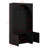 Arched Hall Tree With Storage Bench, 4 Golden Hooks, Entryway Bench With 3 Cabinets And Adjustable Shelves-1379515080