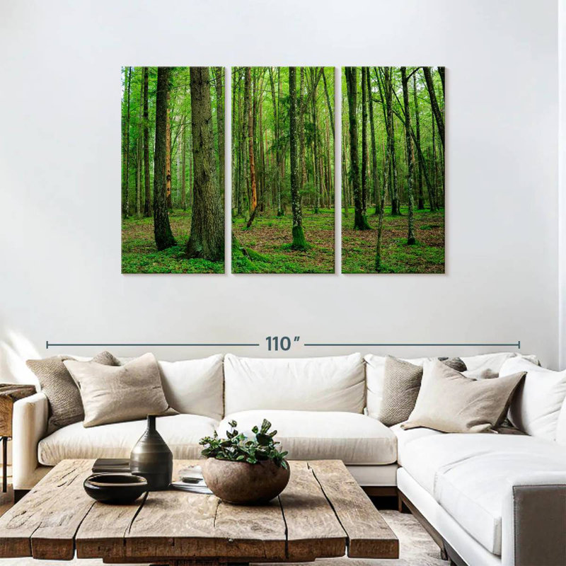 Alvord Lush Bialowieza Forest, 48" H x 74" W