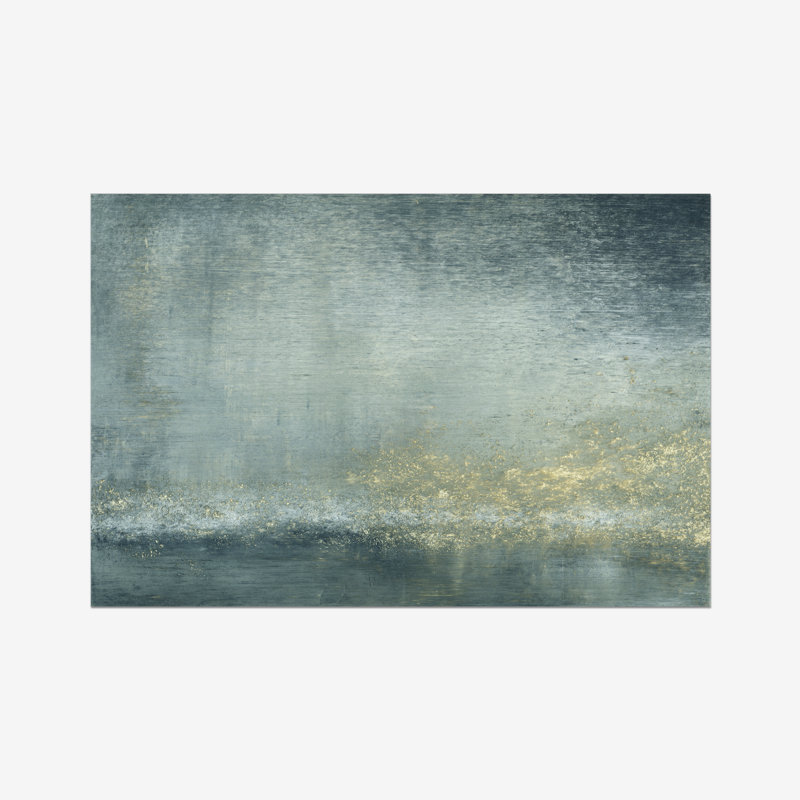 River View V by Sharon Gordon - Painting, Wrapped Canvas, 30cm H x 46cm W
