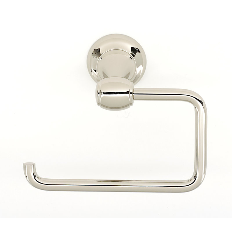A6666-PC Royale Wall Mounted Single Post Tissue Holder, Polished Nickel
