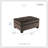 Mulrey 109.5" Modern & Contemporary 3-Piece Sectional Sofa - Microfiber Sectional, Flexible Reversible Chaise Configuration, Cohesive 3-Piece Sectional with Ottoman-861860812-861860803