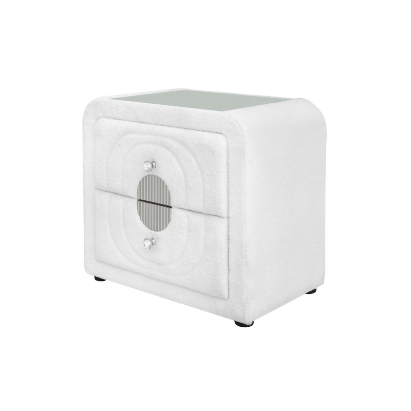 Table de chevet Shelyn Teddy Sherpa