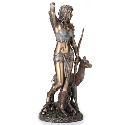 Figurine en résine de polyester 9,84 po H Artemis Déesse grecque de la chasse
