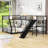Kitson Twin Over Full Metal L-Shaped Bunk Bed with Built-in-Desk by Isabelle & Max™