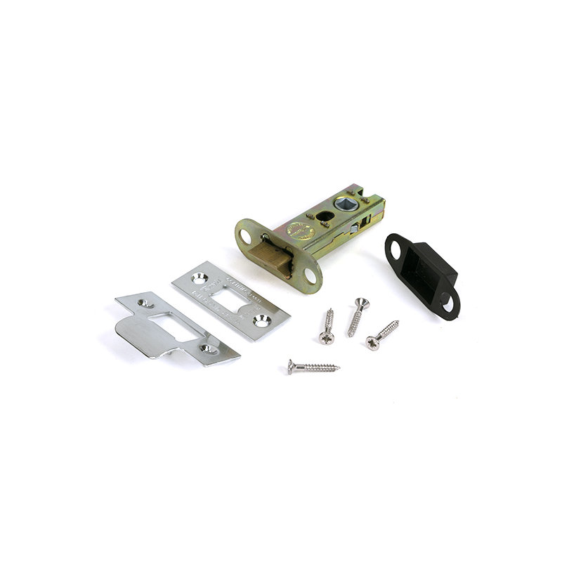 Polished Nickel 3" Heavy Duty Latch, Satin Chrome