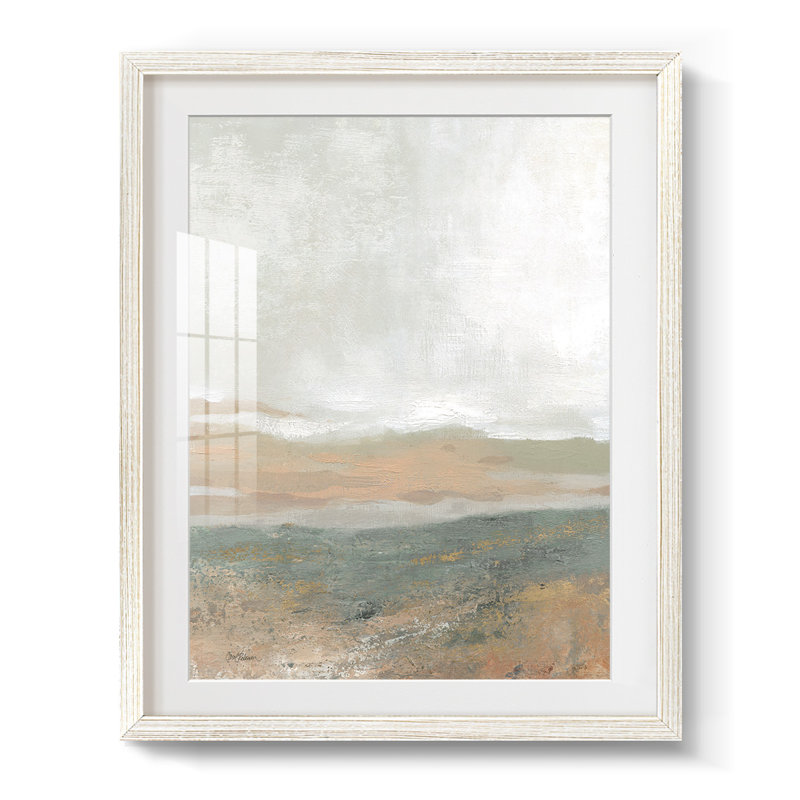 Textures terreuses - impression encadrée, H 28,5 po x l 20,5 po, Blanc