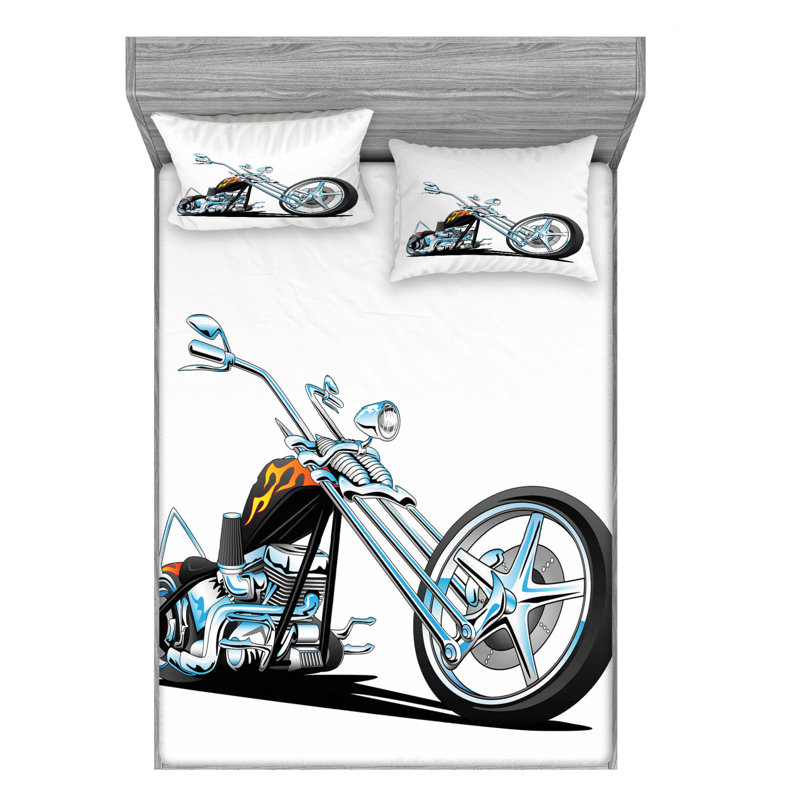 Microfiber Sheet Set, Full Sheet Set with Fitted Sheet
