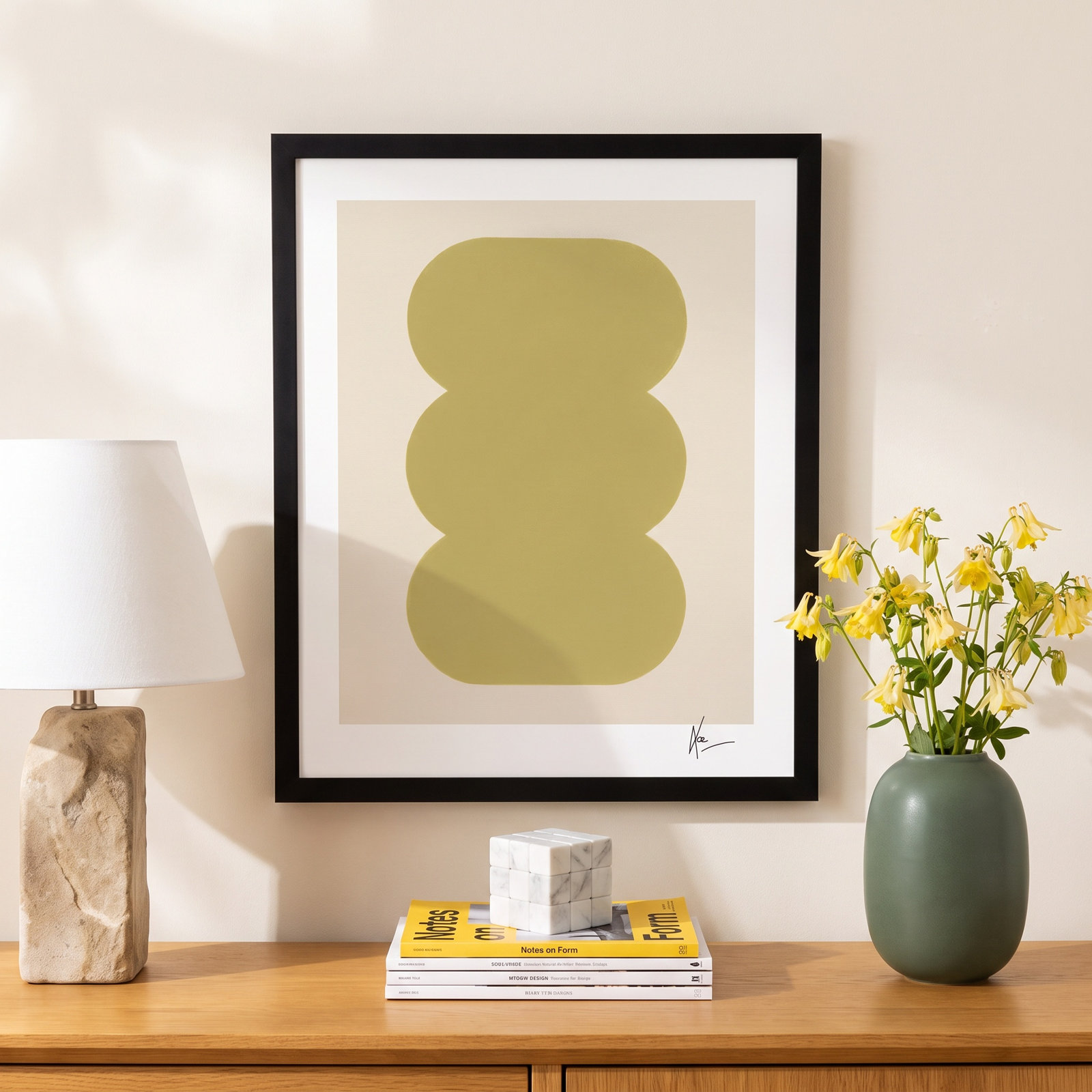 Keyhole 4 by Lee Lessem, 20" H x 16" W x 1.25" D, Black Framed