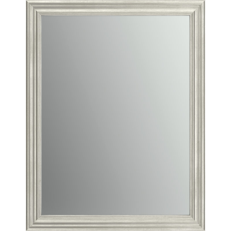 Miroir de salle de bain traditionnel, Gris