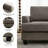 Modern Upholstered 3-seater Cloud Sofa With Extra-thick Cushion-1748935488