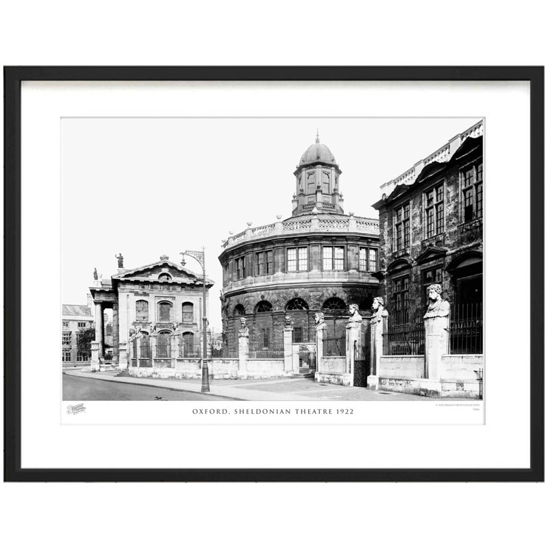 Oxford, Sheldonian Theatre 1922 by Francis Frith - Single Picture Frame Print, 45cm H x 60cm W x 2.3cm D