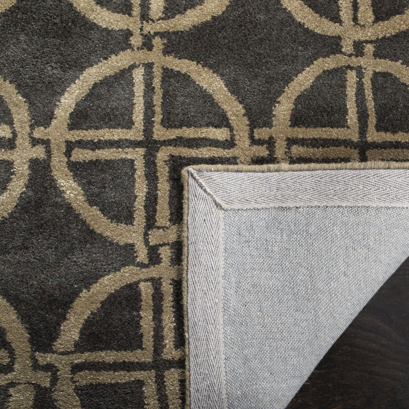 Soho Hand Tufted Wool Geometric Rug, Runner 2'6" x 8'