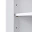 Armoire de rangement haute avec tablettes et portes, armoire d'entrée, armoire d'appoint 4 portes