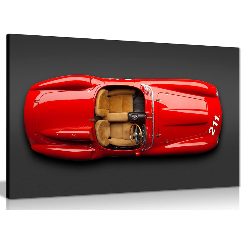 Ferrari 625 Spider - Wrapped Canvas Print, 20cm H x 31cm W