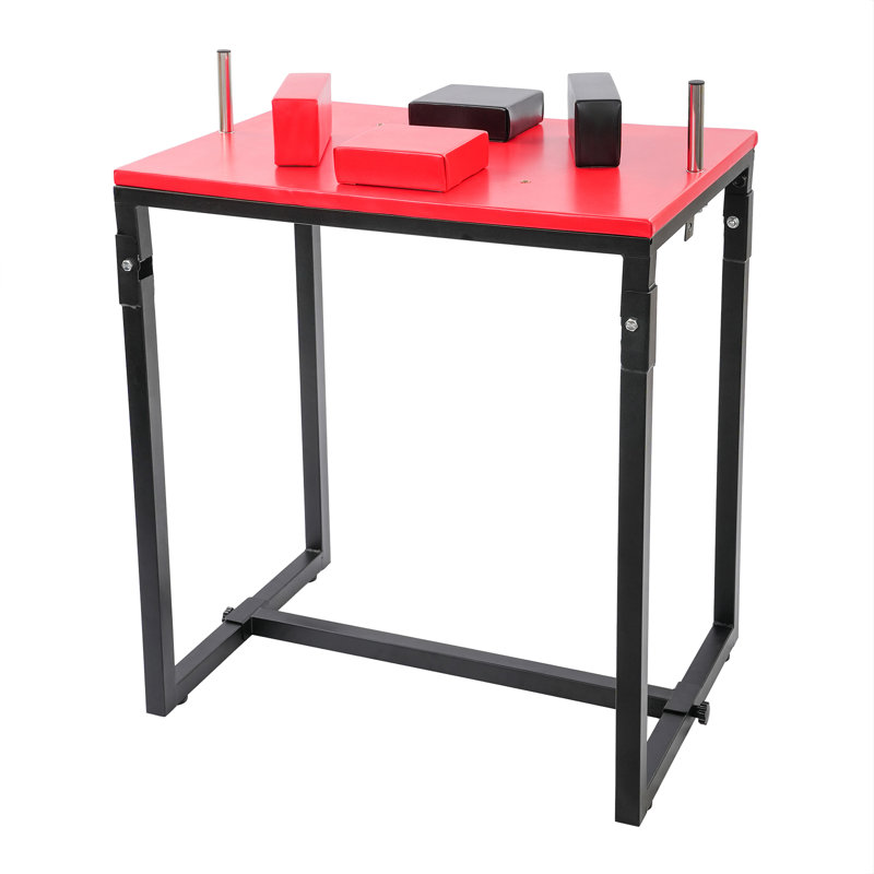 Table de bras de fer pliable, Rouge