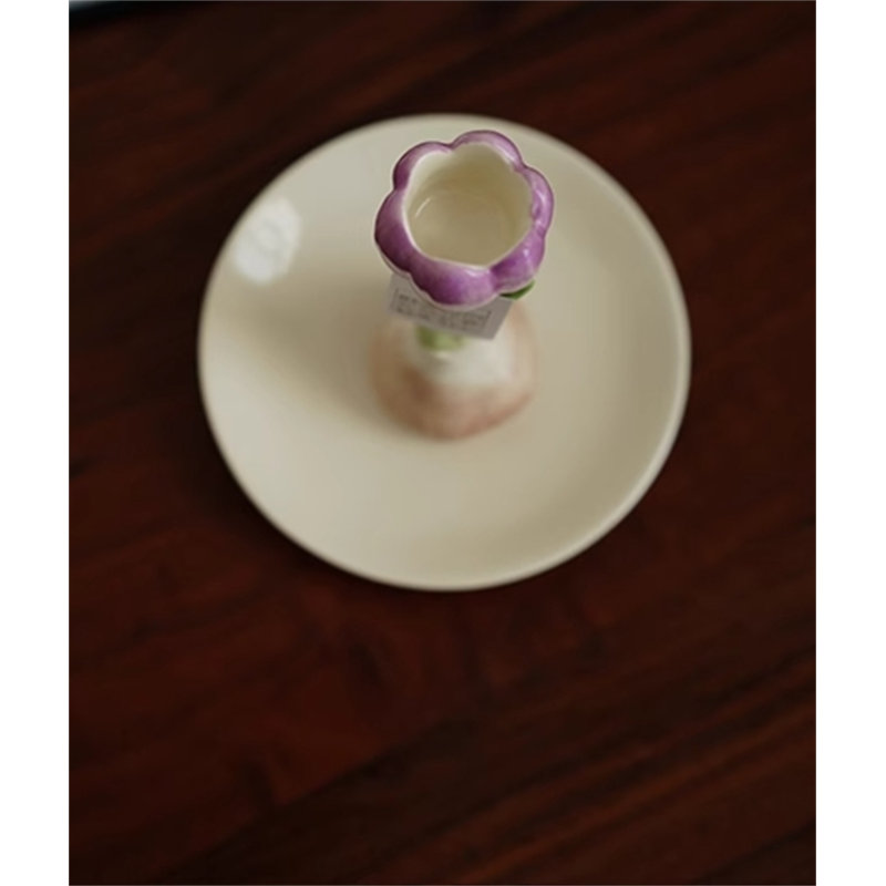 Bougeoir artistique, Mauve