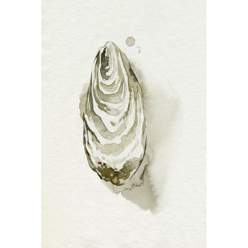 Oysters on the Bay IV by Grace Popp - Painting, 76 cm H x 51 cm W, Wrapped Canvas