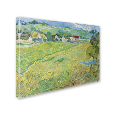«Les Vesseots Au Auvers» par Vincent Van Gogh, reproduction sur toile tendue
