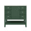 Ensemble de meuble-lavabo de salle de bain 36 po avec armoire et trois tiroirs-364586428