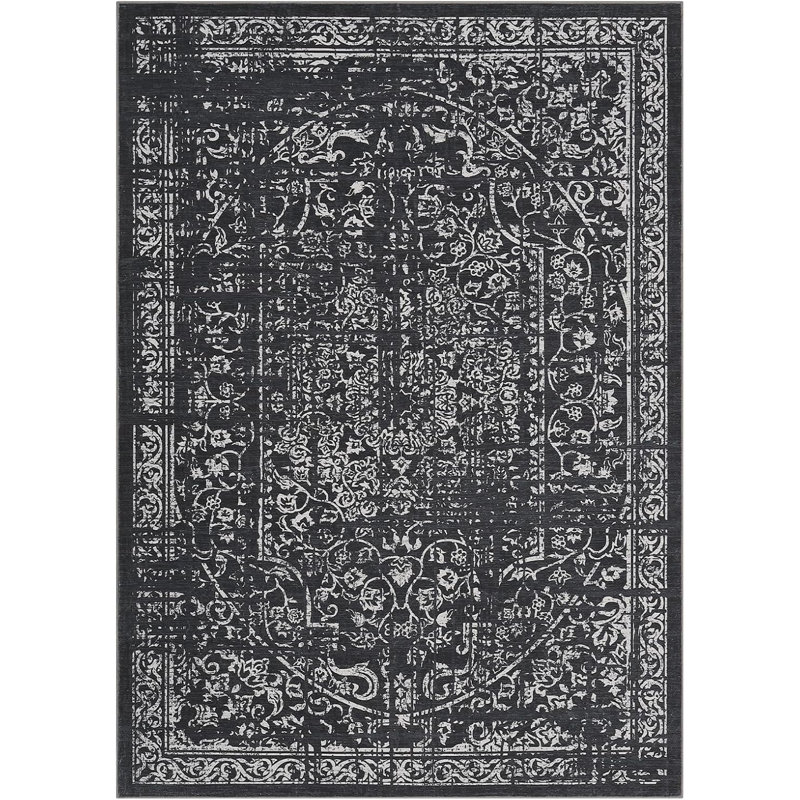 Hallway Rug - Black Kitchen Rugs Non Slip Washable Soft Touch Carpet Runner Rug Stylish Rug Runner Home Kitchen