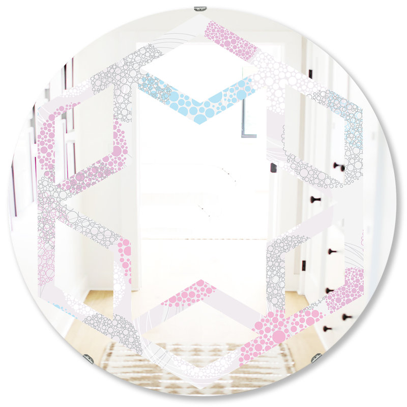 Miroir mural Hexagon Star, 31,5 po x 31,5 po