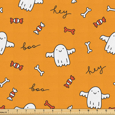 Alazay Candy Bones Fabric