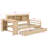 Multi-Functional Corner Daybed Featuring Storage Drawers, Desk, Charging Port-207856568
