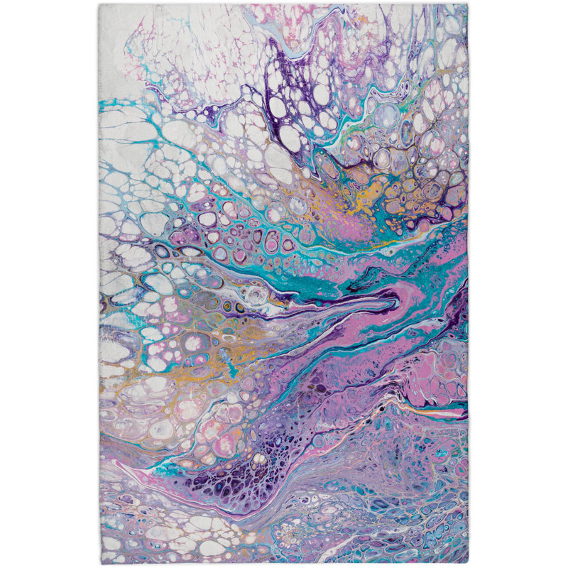 Premium Machine Washable Dream Shag ADS64 Abstract Rug, 9' x 12'