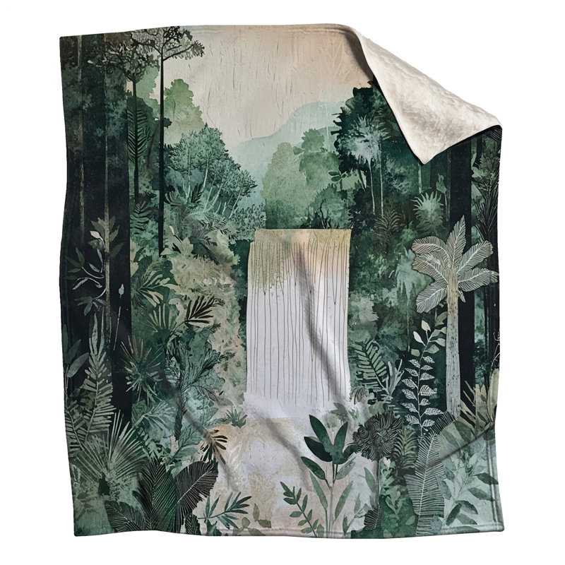 Couvertures Dense Forest, 50in W x 60in H